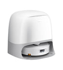 Roborock Qrevo Curv 2 Flow robotizētais putekļsūcējs, 20 000 Pa, sausā un mitrā uzkopšana, LiDAR navigācija, automātiskā dokstacija ar ūdens uzpildi un notekūdeņu novadīšanu, 5200 mAh, balts