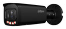 Dahua 8 MP bullet IP kamera, 2,7–13,5 mm, motorizēts objektīvs, 114–32° skata leņķis, Smart Dual Light, balta gaisma līdz 60 m, WDR 120 dB, WizSense, SMD Plus, cilvēku un transportlīdzekļu noteikšana, mikrofons, microSD līdz 256 GB, PoE, IP67, IK10, melna
