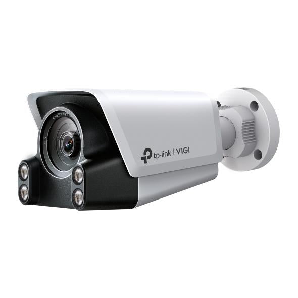 TP-Link VIGI 4MP ColorPro bullet IP kamera, 4mm, Smart ColorPro nakts redzamība 30m, WDR 120dB, AI, mikrofons, PoE, microSD, IP67