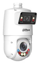 Dahua 4+4MP X-Spans PTZ IP kamera, 25× optiskais zoom, 2,8mm panorāma, IR līdz 100m, Smart Dual Light, Auto Tracking 3.0, AI, Active Deterrence, PoE+, IP66