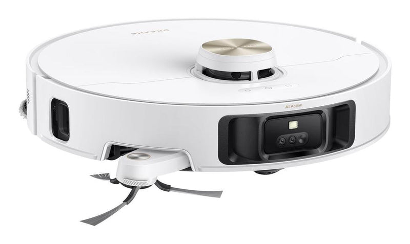 Dreame L50s Pro Ultra robotizētais putekļsūcējs ar mitro uzkopšanu, 30 000 Pa, AI navigāciju, automātisko dokstaciju, 100 °C mopu mazgāšanu, 5200 mAh, balts
