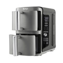 Ninja Double Stack XL SL400EU, 9,5 l karstā gaisa friteris, 2470 W, 2 vertikālas atvilktnes, 6 gatavošanas funkcijas, SYNC un MATCH, pelēks