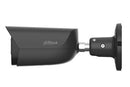 Dahua 8 MP āra bullet IP kamera, 2,8 mm, 110°, Smart Dual Light, IR un silti balta gaisma līdz 30 m, WDR 120 dB, WizSense, SMD 4.0, cilvēku un transportlīdzekļu noteikšana, mikrofons, microSD līdz 512 GB, PoE, IP67, melna