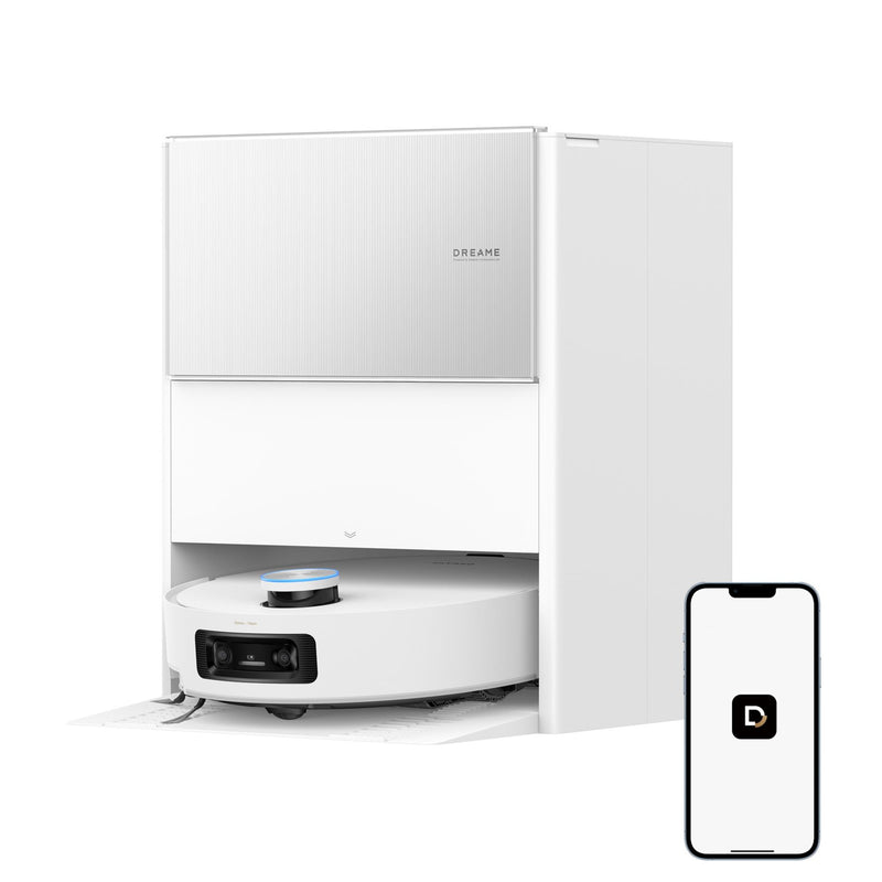 Dreame Aqua10 Ultra Roller robotizētais putekļsūcējs ar sauso un mitro uzkopšanu, 30 000 Pa, AquaRoll™ rullītis, 100 °C mopu mazgāšana, LiDAR navigācija, automātiskā dokstacija, 6400 mAh, balts