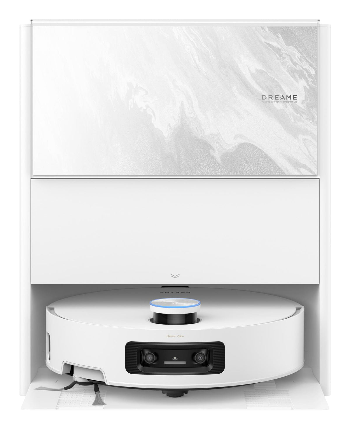 Dreame Aqua10 Ultra Track Complete robotpuhasti, 25 000 Pa, kuiv- ja märgpuhastus, TrackSync, LiDAR, AI-põhine takistuste tuvastamine, automaatne laadimisjaam, 6400 mAh, valge