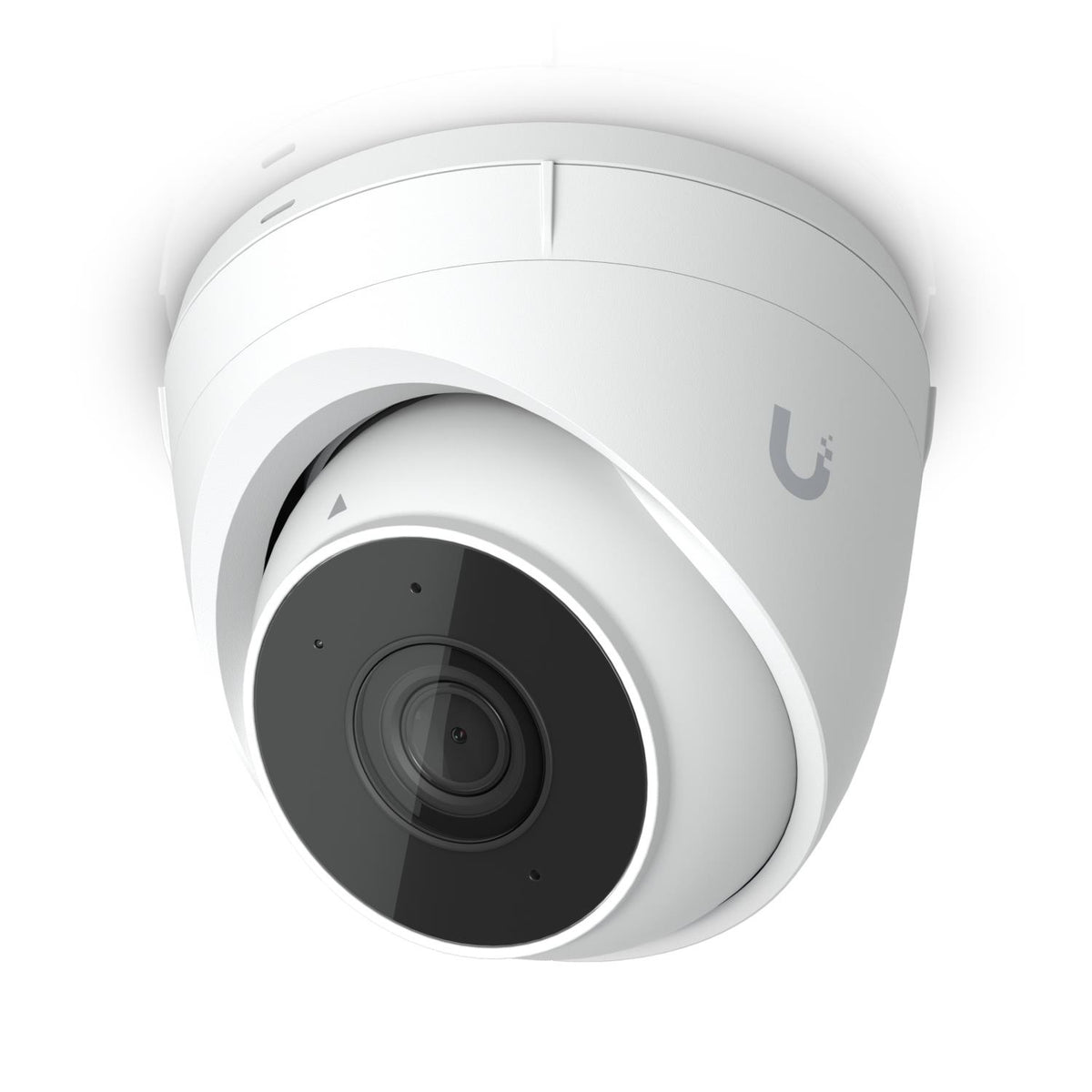 IP-камера Ubiquiti UniFi G5 Turret Ultra 4 Мп, разрешение 2K, ИК-подсветка 30 м, угол обзора 102,4°, PoE, ИИ, микрофоны, IP66, IK04, белая