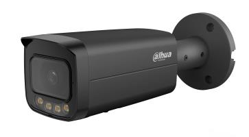 Dahua IPC-HFW5559T-ASE-IL 5 MP āra bullet IP kamera, 2,8 mm, 108,4°, Smart Dual Light, IR apgaismojums līdz 80 m, H.265, WDR, cilvēku skaitīšana, sejas noteikšana, mikrofons, microSD līdz 1 TB, PoE, IP67, IK10, melna