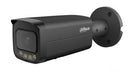 Dahua IPC-HFW5559T-ASE-IL 5 MP āra bullet IP kamera, 2,8 mm, 108,4°, Smart Dual Light, IR apgaismojums līdz 80 m, H.265, WDR, cilvēku skaitīšana, sejas noteikšana, mikrofons, microSD līdz 1 TB, PoE, IP67, IK10, melna