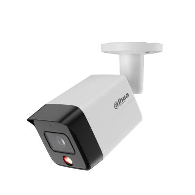 Dahua IPC-HFW1639TCAIL0280BS6 6 MP āra IP kamera, 2,8 mm, Smart Dual Light, IR un silti balta gaisma līdz 30 m, H.265, DWDR, cilvēku noteikšana, iebūvēts mikrofons, PoE, IP67, balta