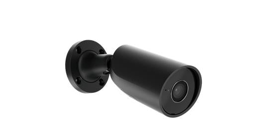 Ajax BulletCam 5 MP āra un iekštelpu IP kamera, 2,8 mm, 110° skata leņķis, IR nakts redzamība līdz 35 m, H.264/H.265, WDR, AI cilvēku un transportlīdzekļu noteikšana, microSD, PoE, IP65, melna