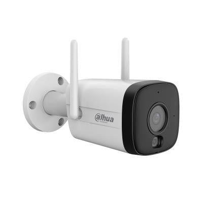 Dahua HFW1539DTK1-SW-PV 5 MP āra bullet IP kamera, 2,8 mm, 104°, Wi-Fi, divvirzienu audio, balss trauksme, microSD, 12 V, IP67, balta