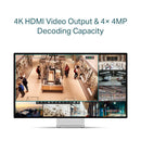 TP-Link VIGI NVR1008H-8MP tīkla videoreģistrators, 8 kanāli, 8× PoE+, 113 W, līdz 8 MP, 4K HDMI