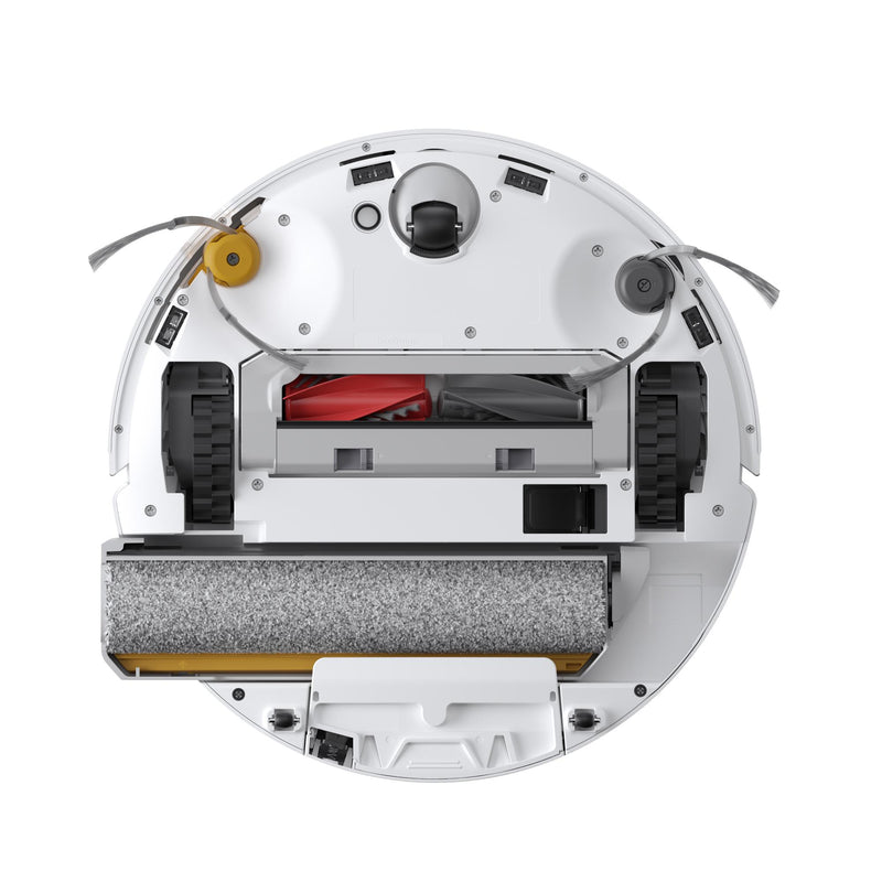 Roborock Qrevo Curv 2 Flow robotizētais putekļsūcējs, 20 000 Pa, sausā un mitrā uzkopšana, LiDAR navigācija, automātiskā dokstacija ar ūdens uzpildi un notekūdeņu novadīšanu, 5200 mAh, balts