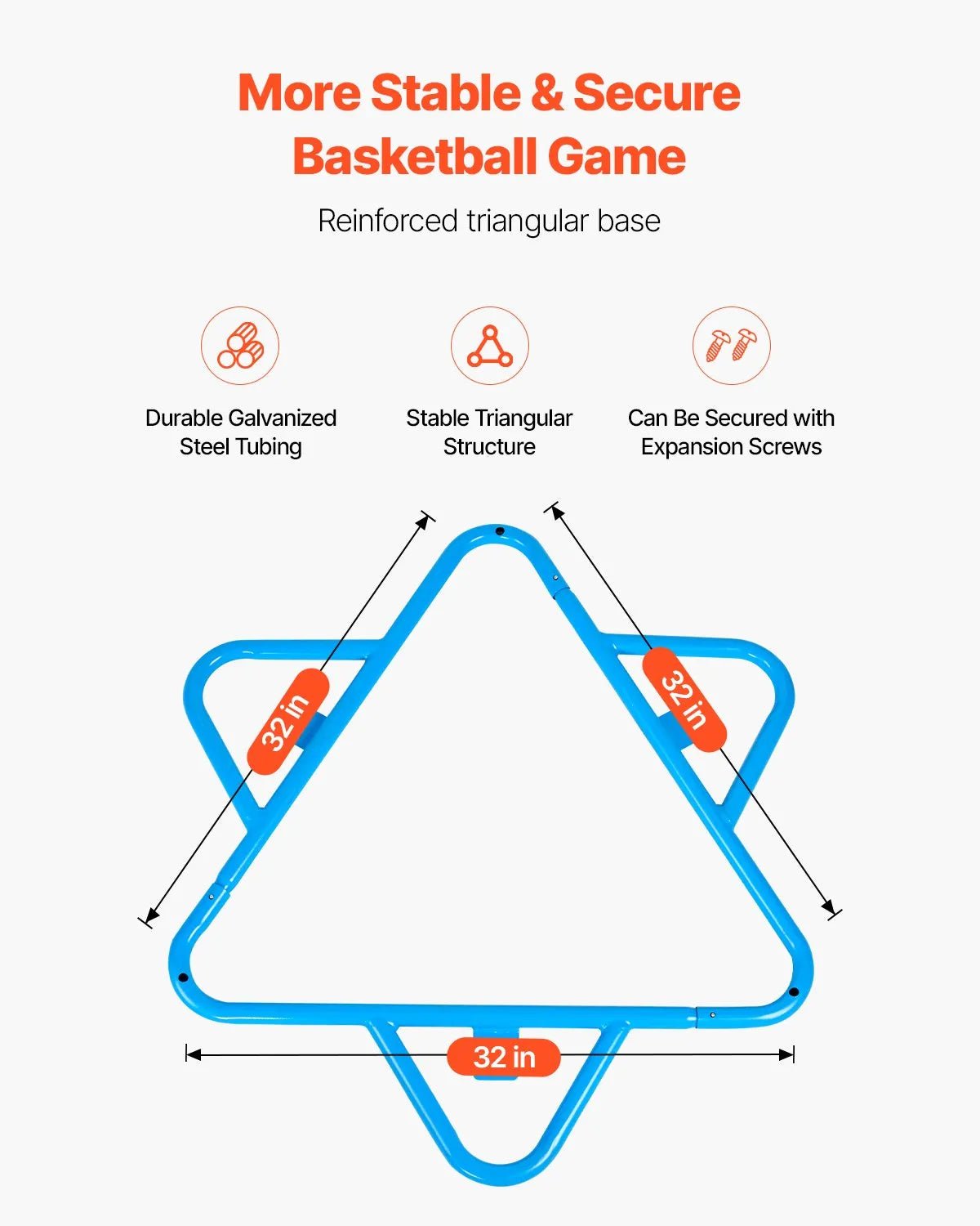 VEVOR Bērnu basketbola statīvs ar 4 groziem, pārnēsājams ar regulējamu augstumu un 3 bumbām, iekštelpām un ārtelpām, piemērots dažāda vecuma bērniem - ZEMLETES.LV