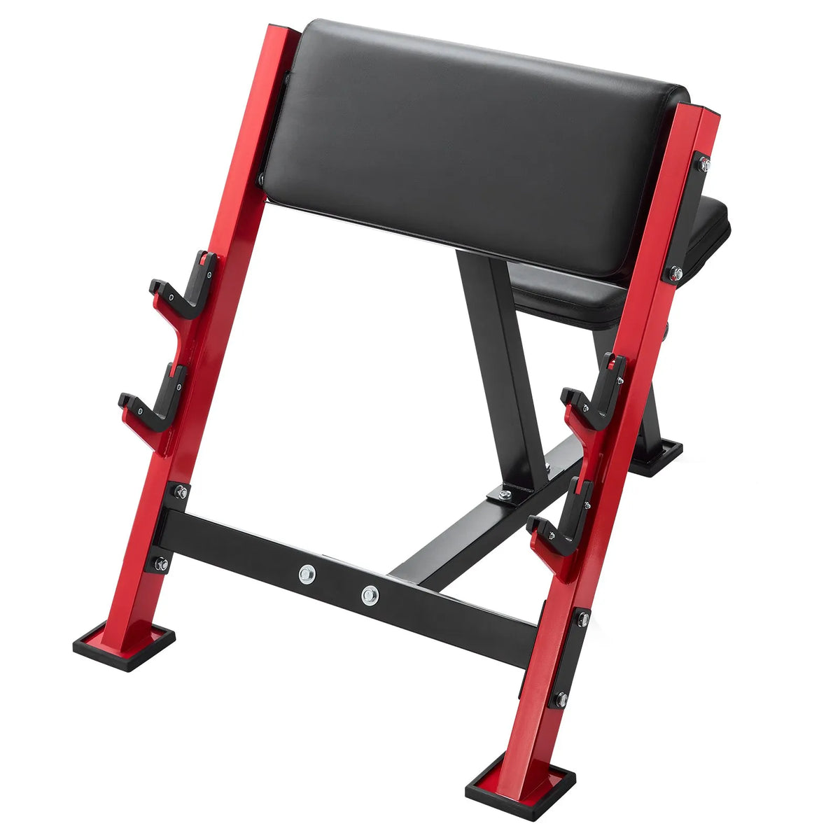 VEVOR bicepsu treniņu sols, regulējams spēka treniņu sols ar stieņa turētājiem, sēdošs izolēts roku trenažieris hantelēm un stienim, 299 kg nestspēja, mājas sporta zālei - ZEMLETES.LV