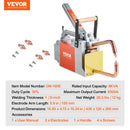 VEVOR DN-100E pārnēsājams punktmetinātājs 8 kVA ar 6500 A strāvu metāla lokšņu metināšanai