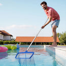 VEVOR Teleskopiskais baseina kāts, regulējams 1–3,65 m, profesionāls pagarināms tīrīšanas kāts ar pagarinājumu, izturīgs rokturis sietam, grābeklim, birstei un vakuuma uzgalim