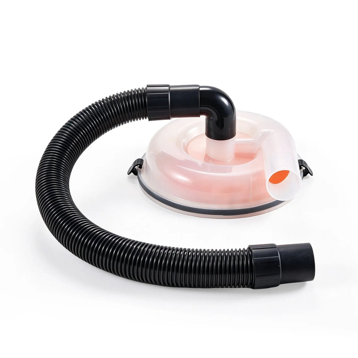 VEVOR ciklona putekļu separators putekļsūcējam, 50,8–63,5 mm, ar 90 cm šļūteni un leņķa adapteri, caurspīdīgs, 19 l spaiņiem