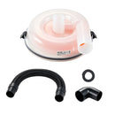 VEVOR ciklona putekļu separators putekļsūcējam, 50,8–63,5 mm, ar 90 cm šļūteni un leņķa adapteri, caurspīdīgs, 19 l spaiņiem