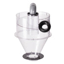 VEVOR cikona putekļu separators, 10,16 cm modernizējams cikona separators putekļu savācējiem, ABS putekļu atdalītājs ar 5,08 cm ārējā diametra savienotāju un šļūteni mitrās/sausās tīrīšanas putekļsūcējiem, piemērots 18,9–37,85 l tvertnei