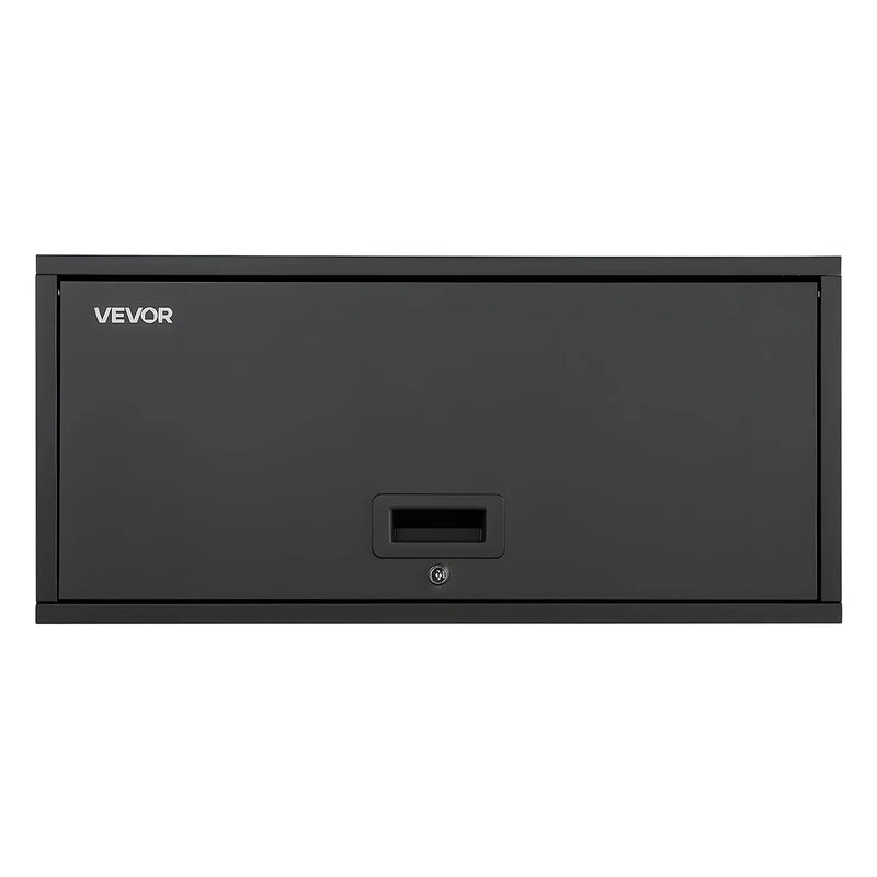 VEVOR metāla sienas skapis 770 × 305 × 356 mm ar uz augšu paceļamām slēdzamām durvīm, tērauda piekaramais instrumentu skapis, kravnesība 54,5 kg, garāžai, pagrabam, virtuvei, darbnīcai un noliktavai