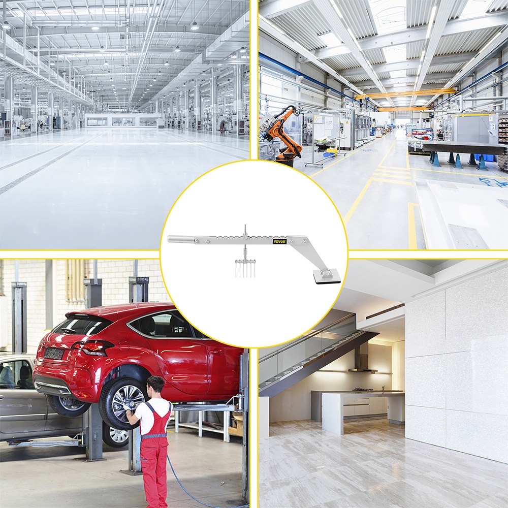 VEVOR 625 mm iespiedumu izvilcēja svira ar 6 āķiem automašīnu virsbūves remontam