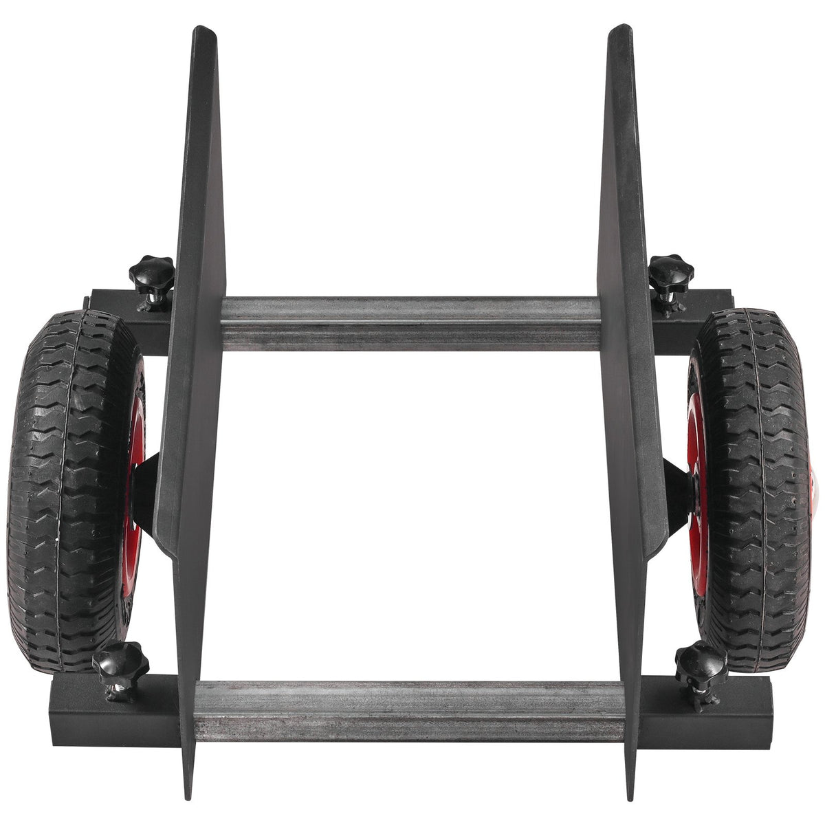 VEVOR paneļu ratiņi līdz 272 kg ar 203 mm pneimatiskajiem riteņiem, piemēroti ģipškartona, durvju un citu lielgabarīta materiālu pārvietošanai - ZEMLETES.LV