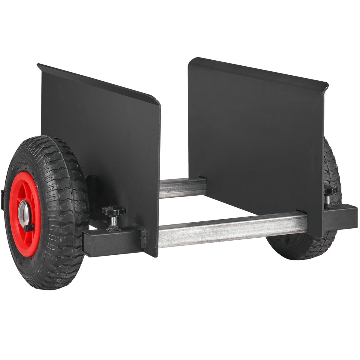 VEVOR paneļu ratiņi līdz 272 kg ar 203 mm pneimatiskajiem riteņiem, piemēroti ģipškartona, durvju un citu lielgabarīta materiālu pārvietošanai - ZEMLETES.LV