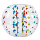 VEVOR piepūšamā bufera bumba 1 gab., 1,5 m ķermeņa sumo zorb bumba, 0,8 mm bieza PVC cilvēka kāmja burbuļbumba āra komandu spēlēm, dārzam, pagalmam un parkam, daudzkrāsu