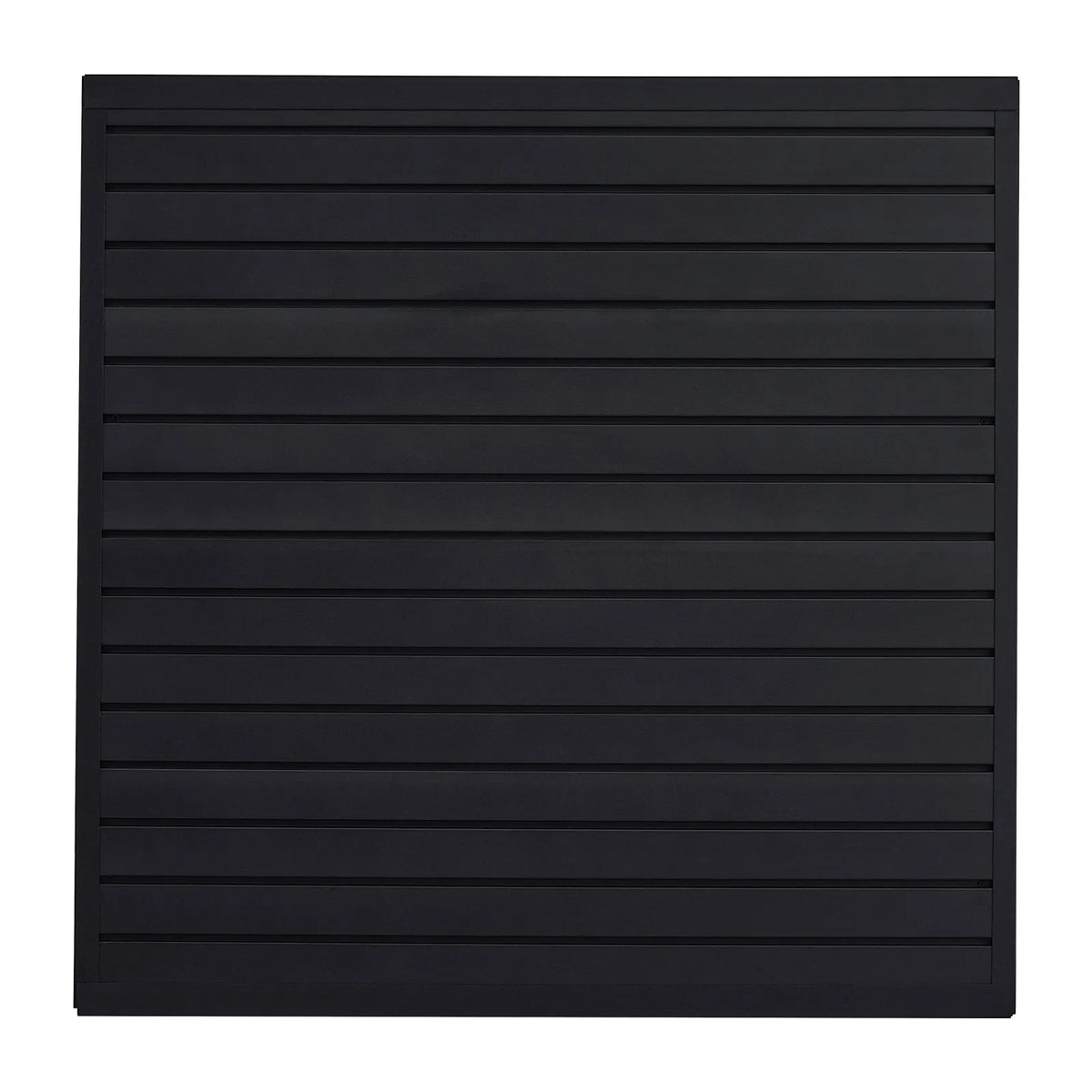 Система рифленых стеновых панелей VEVOR Slatwall, 1220 × 1220 мм, модульные стеновые панели из ПВХ чёрного цвета, простая в установке, адаптируемая и поддающаяся обрезке система для хранения и демонстрации товаров, для гаража, мастерской, магазина и дома