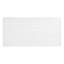 VEVOR Slatwall rievoto sienas paneļu sistēma, 2440 × 1220 mm, PVC sienas paneļi ar piederumiem, balta modulāra uzglabāšanas un demonstrēšanas sistēma, viegli uzstādāma, pielāgojama un piegriežama, garāžai, darbnīcai, veikalam un mājai