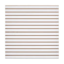 VEVOR Slatwall rievoto sienas paneļu sistēma, 1220 × 1220 mm, modulāri MDF sienas paneļi baltā krāsā, viegli uzstādāma, pielāgojama un piegriežama uzglabāšanas un demonstrēšanas sistēma, garāžai, darbnīcai