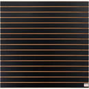 VEVOR Slatwall rievoto sienas paneļu komplekts, 2 paneļi, katrs 1220 × 610 mm, lieljaudas melna sienas uzglabāšanas un demonstrēšanas sistēma, garāžai, darbnīcai, veikalam