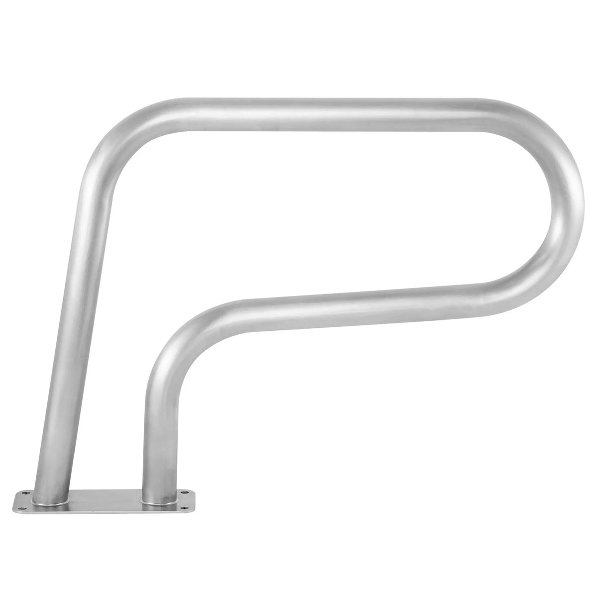 VEVOR Pool Handrails 76 × 56 cm, Grade 304 Stainless Steel Safety Handrails for Swimming Pools with 113 kg Load Capacity, Silver, Rust-Resistant, with Blue Grip Cover, M8 Drill Bits and Self-Tapping Screws