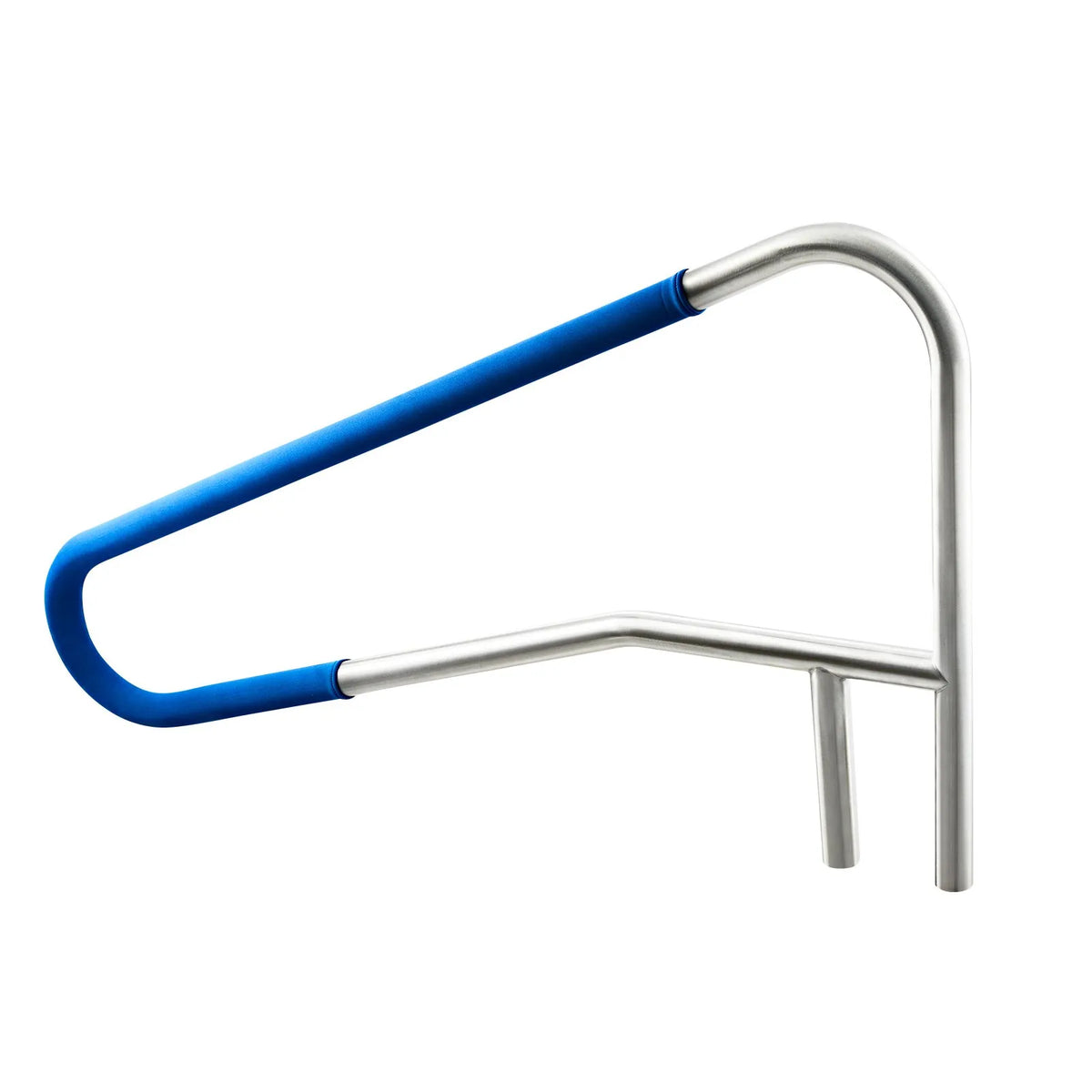 VEVOR Pool Handrails 137.1 × 81.3 cm, Reinforced 304 Stainless Steel Pool Handrails with 100 kg Load Capacity, Removable Non-Slip Handle Cover, for In-Ground or Above-Ground Installation, Suitable for Pool Edges and Water Parks