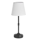 VEVOR bezvadu galda lampa 2 gab., ar iebūvētu 5200 mAh akumulatoru, 3 spilgtuma līmeņi, auduma abažūrs, 2700–3000 K krāsu temperatūra, galda lampa restorānam, guļamistabai un bāram, melna - ZEMLETES.LV