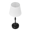 VEVOR bezvadu galda lampa 2 gab., ar iebūvētu 5200 mAh akumulatoru, 3 spilgtuma līmeņi, auduma abažūrs, 2700–3000 K krāsu temperatūra, galda lampa restorānam, guļamistabai un bāram, melna - ZEMLETES.LV
