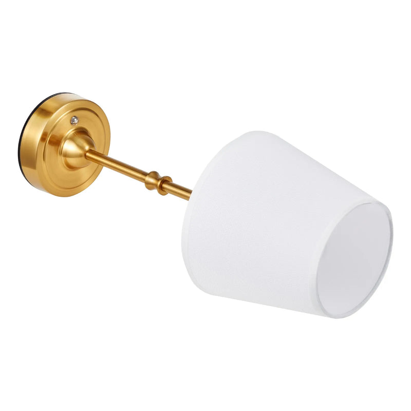 VEVOR bezvadu galda lampa 2 gab., ar iebūvētu 5200 mAh akumulatoru, 3 spilgtuma līmeņi, auduma abažūrs, 2700–3000 K krāsu temperatūra, galda lampa restorānam, guļamistabai un bāram, zelta krāsa - ZEMLETES.LV
