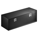 VEVOR zemvirsbūves kravas automašīnas instrumentu kaste 1524 × 457 × 457 mm, smagas slodzes tērauda piekabes uzglabāšanas kaste ar slēdzeni un atslēgām, ūdensizturīga, zem virsbūves ar T veida rokturi kravas automašīnai, furgonam un SUV, melna