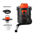 VEVOR 15 l pelnu putekļsūcējs ar 1200 W jaudu, tērauda korpusu, divpakāpju filtrāciju un 0,8 m šļūteni kamīniem, krāsnīm un griliem