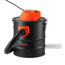 VEVOR 15 l pelnu putekļsūcējs ar 1200 W jaudu, tērauda korpusu, divpakāpju filtrāciju un 0,8 m šļūteni kamīniem, krāsnīm un griliem