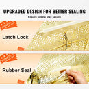 VEVOR misiņa pārklājuma loterijas bungas 295 × Ø190 mm, metāla izlozes grozs ar koka rokturi, ietilpība līdz 2500 biļetēm vai 100 pingponga bumbiņām, piemērots bingo un balsošanai