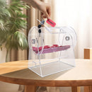 VEVOR akrila loterijas bungas, ietilpība līdz 2500 biļetēm vai 100 loterijas bumbiņām, profesionāls izlozes grozs ar 2 atslēgām, caurspīdīga izlozes bungas loterijām un bingo spēlēm