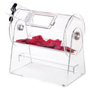 VEVOR akrila loterijas bungas, ietilpība līdz 2500 biļetēm vai 100 loterijas bumbiņām, profesionāls izlozes grozs ar 2 atslēgām, caurspīdīga izlozes bungas loterijām un bingo spēlēm