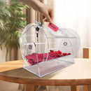 VEVOR akrila loterijas bungas, ietilpība līdz 5000 biļetēm vai 200 loterijas bumbiņām, profesionāls izlozes grozs ar 2 atslēgām, caurspīdīga izlozes bungas loterijām un bingo spēlēm