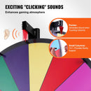 VEVOR Laimes rats 61 cm ar 14 sektoriem, dzēšama virsma un 2 marķieri, galda vai grīdas statīvs, piemērots ballītēm, pasākumiem, izstādēm un gadatirgiem