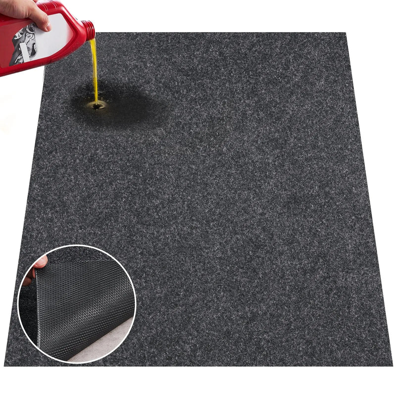 VEVOR ūdensizturīgs garāžas grīdas paklājs zem automašīnas 914,4 × 1524 mm, izturīgs savākšanas paklājs ar spēcīgu saķeri, aizsardzībai pret ūdeni, dubļiem un eļļu, piemērots garāžām, siltumnīcām un ieejas zonām