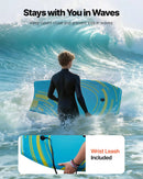 VEVOR bodyboards 1055 mm, EPS putu kodols, ar plaukstas siksnu, UV izturīgs, iesācējiem un jauniešiem līdz 82 kg - ZEMLETES.LV