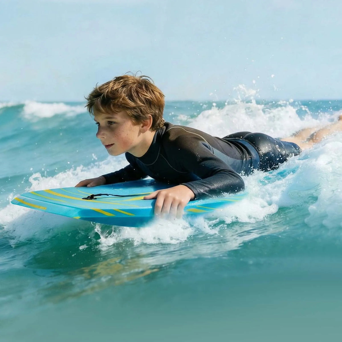 VEVOR bodyboards 1055 mm, EPS putu kodols, ar plaukstas siksnu, UV izturīgs, iesācējiem un jauniešiem līdz 82 kg - ZEMLETES.LV
