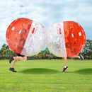 VEVOR piepūšamā bumper bumba 1 gab., 1,5 m sumo zorb bumba pusaudžiem un pieaugušajiem, 0,8 mm PVC cilvēka kāmja burbuļbumba āra komandu spēlēm dārzā, pagalmā un parkā